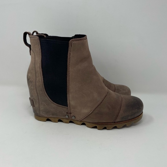 Sorel Lea Ankle Wedge Boots - Picture 1 of 10